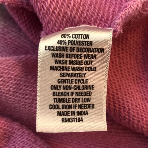 Cabana by Crown and Ivy Lightweight Sweatshirt Dolman Tunic with side slit. - Picture 7 of 7